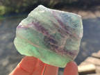 Natural Watermelon Fluorite Cobbed Specimens x 12 From Uis, Namibia - Toprock Gemstones and Minerals 