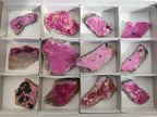 Natural Salrose Cobaltoan Dolomite Specimens with Associated Minerals x 12 From Kakanda, Congo - Toprock Gemstones and Minerals 