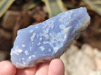 Natural Blue Lace Agate Geode Specimens x 21 From Nsanje, Malawi - Toprock Gemstones and Minerals 