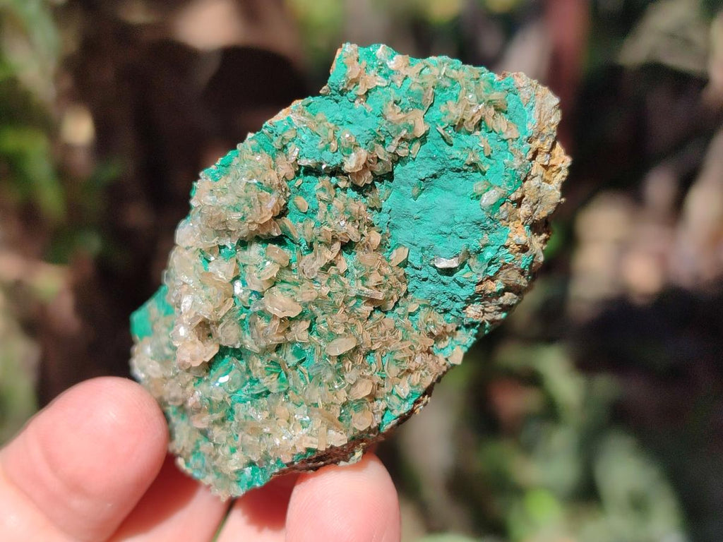 Natural Rare Bladed Barite Specimens with Malachite x 6 From Shangulowé Mine, Congo - Toprock Gemstones and Minerals 
