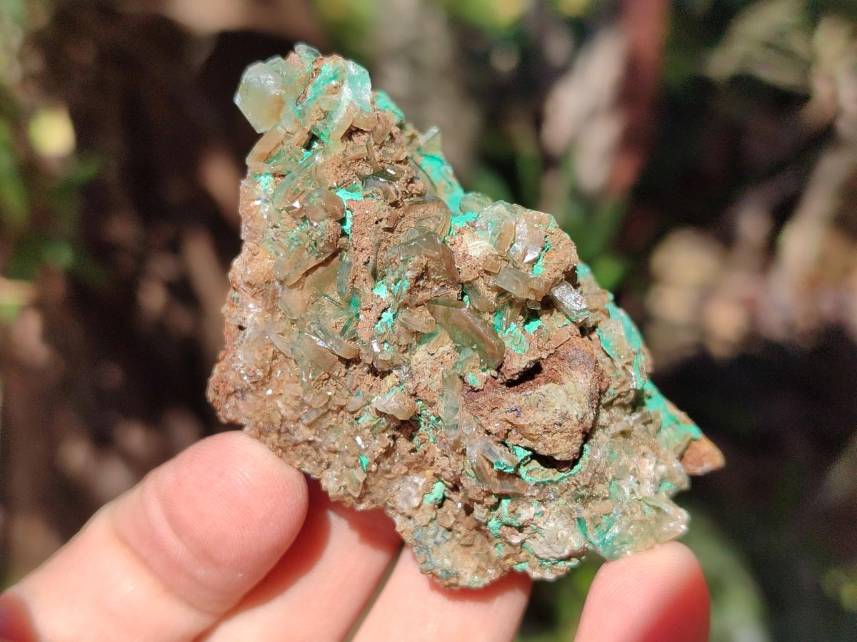 Natural Rare Bladed Barite Specimens with Malachite x 6 From Shangulowé Mine, Congo - Toprock Gemstones and Minerals 