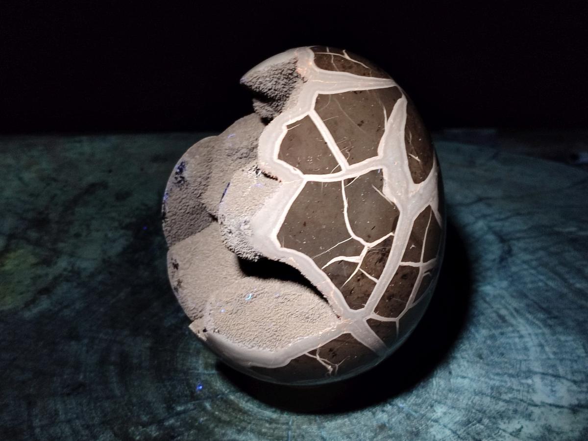Polished Large Septerye Sauvage "Dragons Egg" Geode x 1 From Mahajanga, Madagascar - Toprock Gemstones and Minerals 