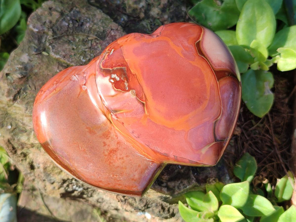 Polished Polychrome Jasper Twin Hearts x 6 From NW Coast, Madagascar - Toprock Gemstones and Minerals 