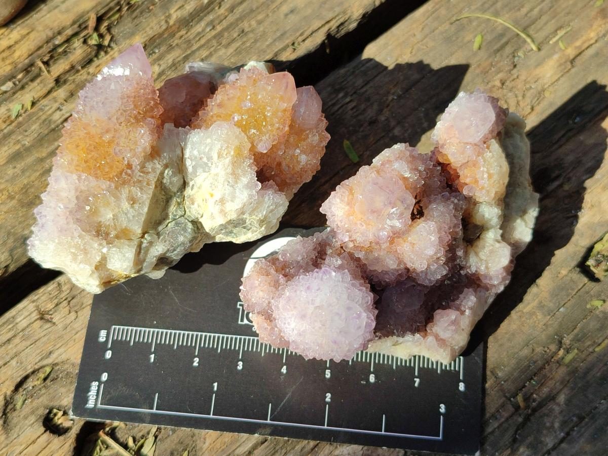 Natural Spirit Amethyst and Spirit Ametrine Clusters x 12 From Boekenhouthoek, South Africa - Toprock Gemstones and Minerals 