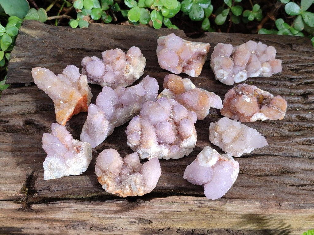Natural Spirit Amethyst and Spirit Ametrine Clusters x 12 From Boekenhouthoek, South Africa - Toprock Gemstones and Minerals 
