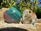 Polished Ocean Jasper Hearts x 6 From Northwest Coast, Madagascar - Toprock Gemstones and Minerals 