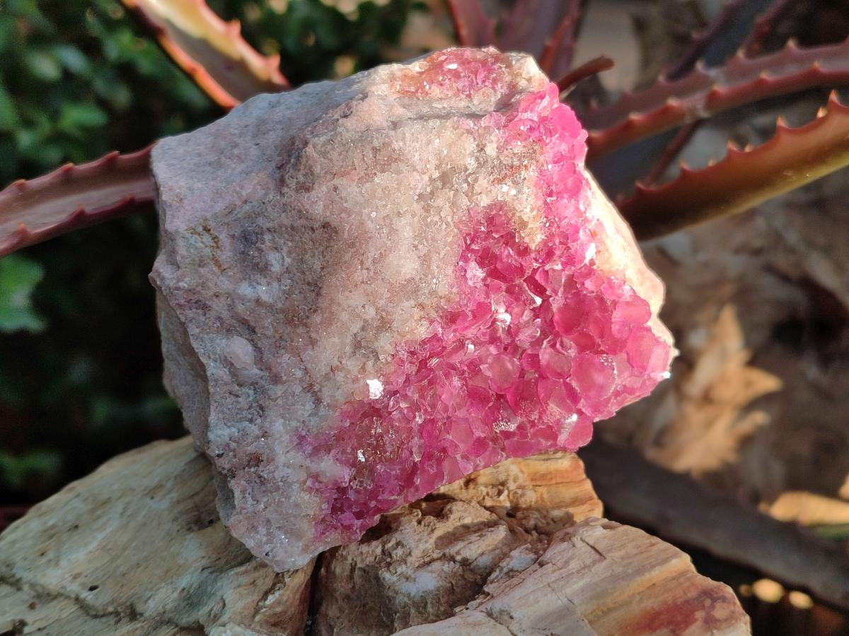 Natural Cabinet Sized Spherocobaltite Specimens x 2 From Musonoi Mine, Congo - Toprock Gemstones and Minerals 