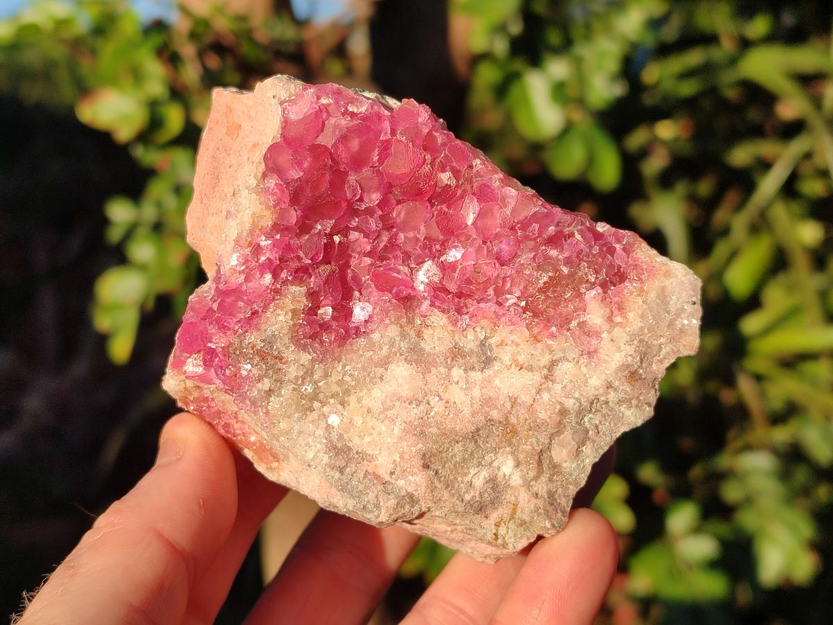 Natural Cabinet Sized Spherocobaltite Specimens x 2 From Musonoi Mine, Congo - Toprock Gemstones and Minerals 