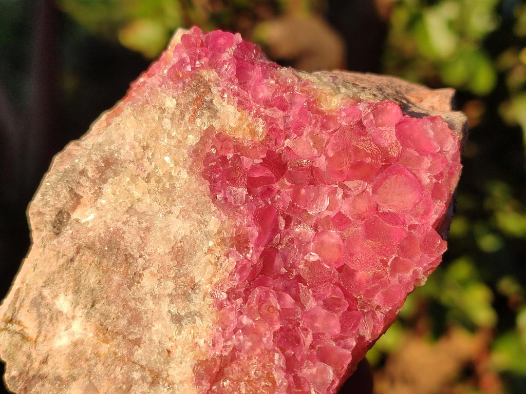 Natural Cabinet Sized Spherocobaltite Specimens x 2 From Musonoi Mine, Congo - Toprock Gemstones and Minerals 