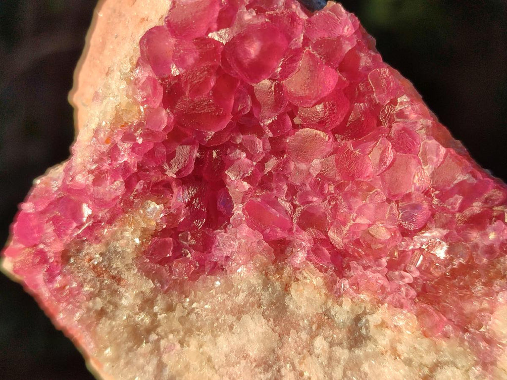 Natural Cabinet Sized Spherocobaltite Specimens x 2 From Musonoi Mine, Congo - Toprock Gemstones and Minerals 