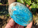 Polished Blue Apatite Standing Display Pieces x 4 From Betroka, Madagascar - Toprock Gemstones and Minerals 