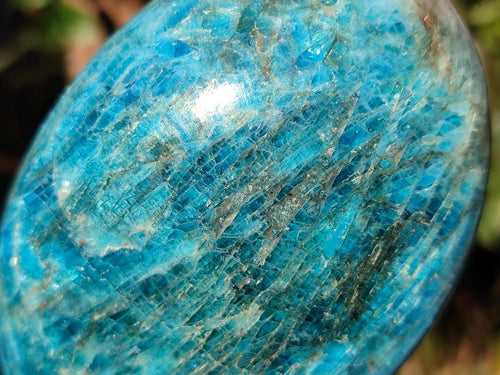 Polished Blue Apatite Standing Display Pieces x 4 From Betroka, Madagascar - Toprock Gemstones and Minerals 