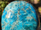 Polished Blue Apatite Standing Display Pieces x 4 From Betroka, Madagascar - Toprock Gemstones and Minerals 