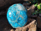 Polished Blue Apatite Standing Display Pieces x 4 From Betroka, Madagascar - Toprock Gemstones and Minerals 
