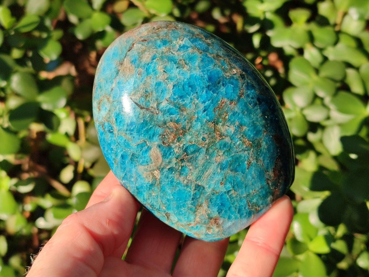 Polished Blue Apatite Standing Display Pieces x 4 From Betroka, Madagascar - Toprock Gemstones and Minerals 