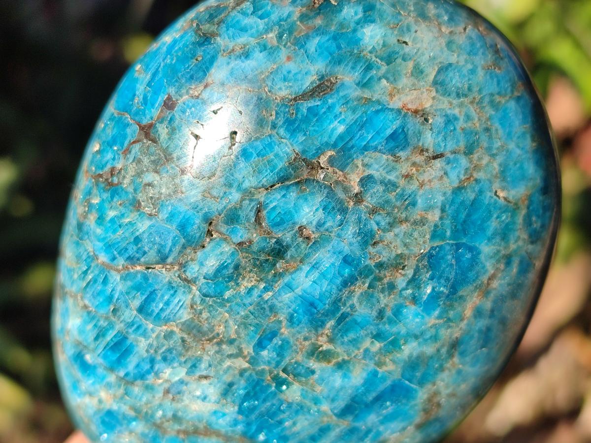 Polished Blue Apatite Standing Display Pieces x 4 From Betroka, Madagascar - Toprock Gemstones and Minerals 