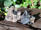 Natural Schorl Black Tourmaline with Orthoclase x 27 From Erongo, Namibia - Toprock Gemstones and Minerals 