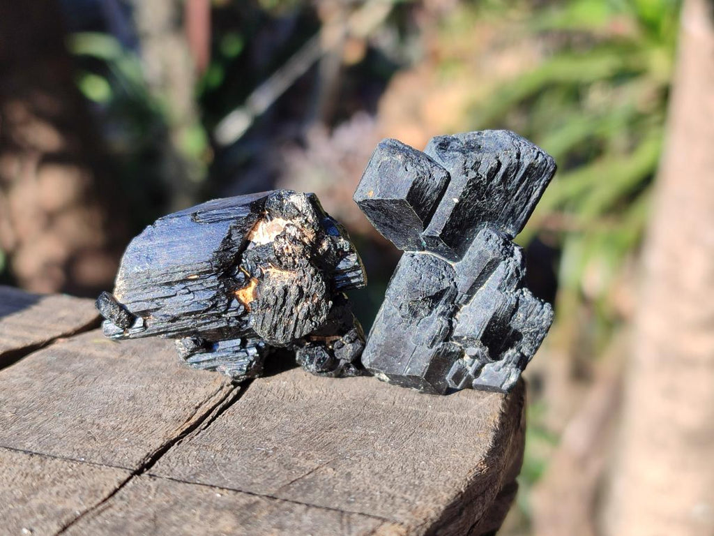 Natural Schorl Black Tourmaline with Orthoclase x 27 From Erongo, Namibia - Toprock Gemstones and Minerals 