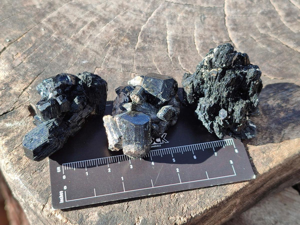 Natural Schorl Black Tourmaline with Orthoclase x 27 From Erongo, Namibia - Toprock Gemstones and Minerals 