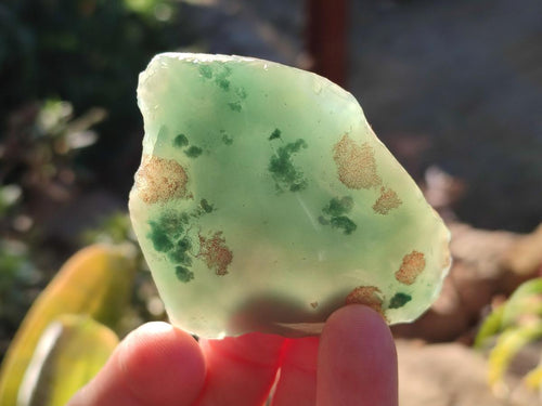 Polished On One Side Mtorolite Chrysoprase Slices x 35 From Mutorashanga, Zimbabwe - Toprock Gemstones and Minerals 