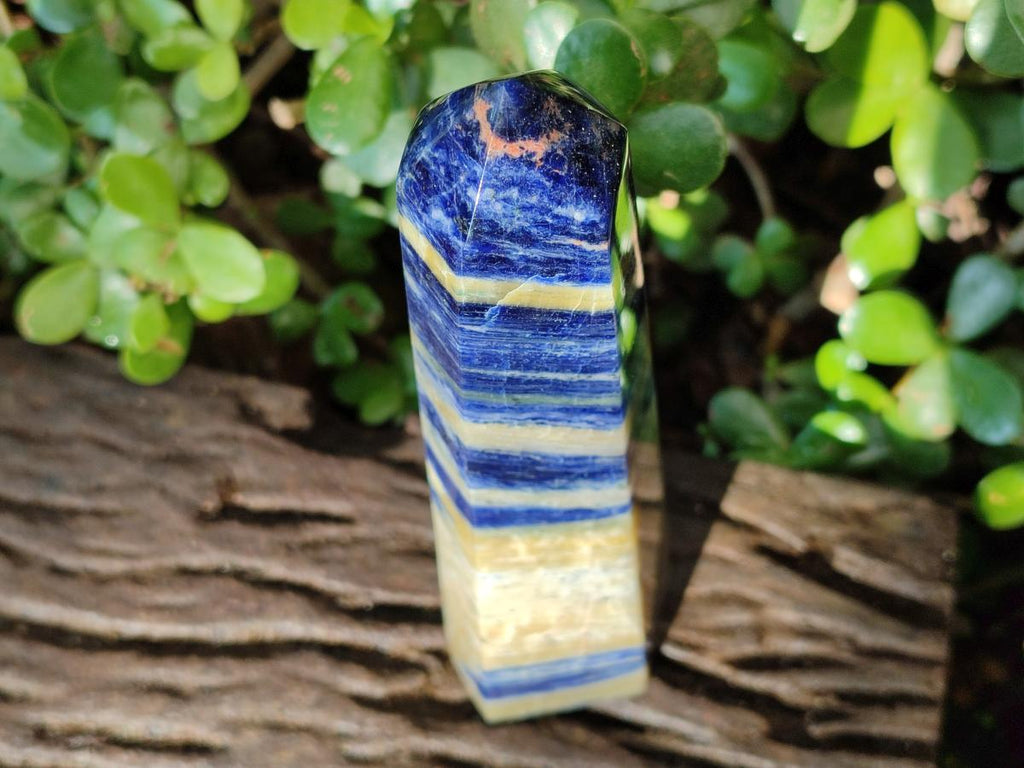 Polished Sodalite Display Tower x 2 From Kunene River, Namibia - Toprock Gemstones and Minerals 