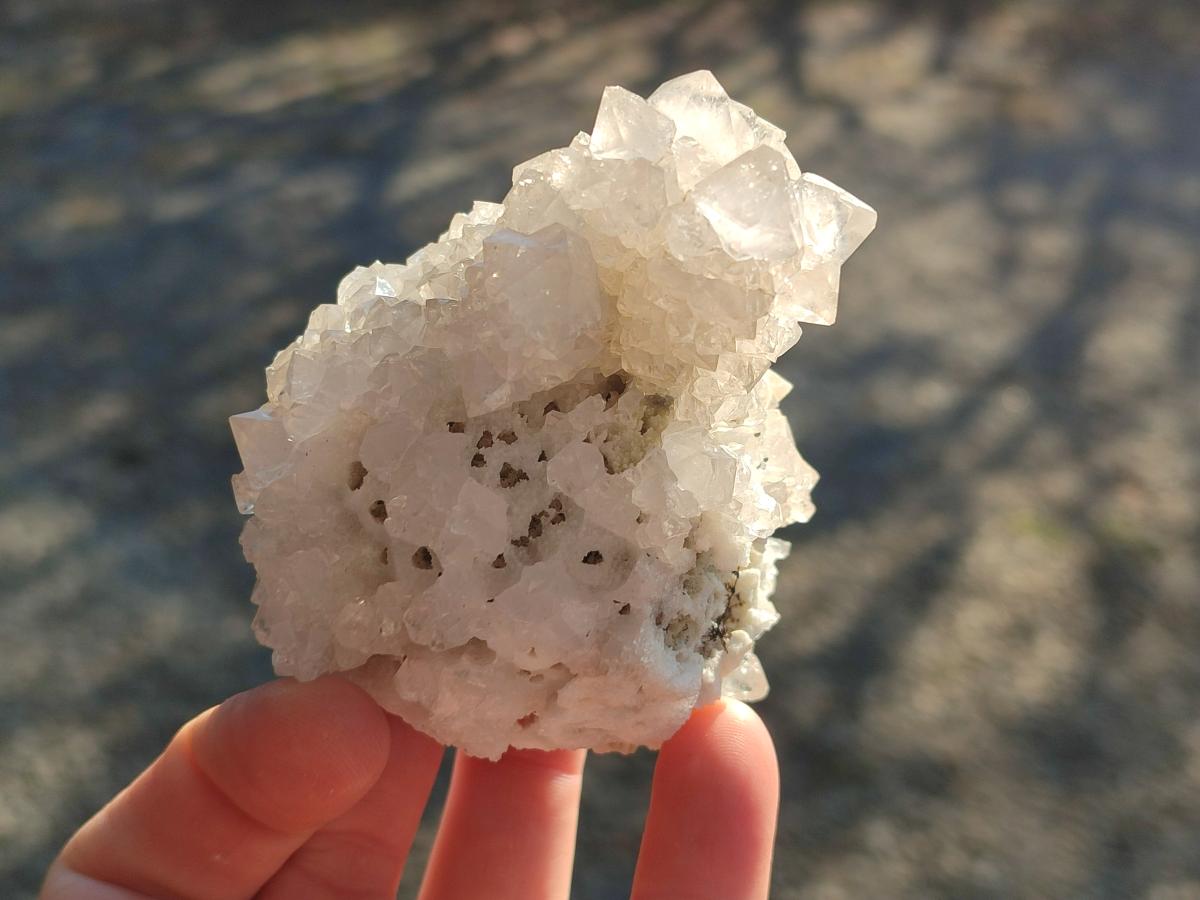 Natural Drusy Snow Finger Crystal Clusters x 6 From Albert's Mountain, Lesotho - Toprock Gemstones and Minerals 