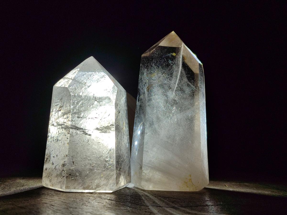 Polished Smokey Quartz Display Crystals x 3 From Madagascar - Toprock Gemstones and Minerals 