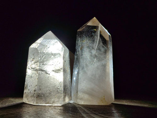 Polished Smokey Quartz Display Crystals x 3 From Madagascar - Toprock Gemstones and Minerals 