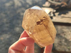 Polished Smokey Quartz Display Crystals x 3 From Madagascar - Toprock Gemstones and Minerals 