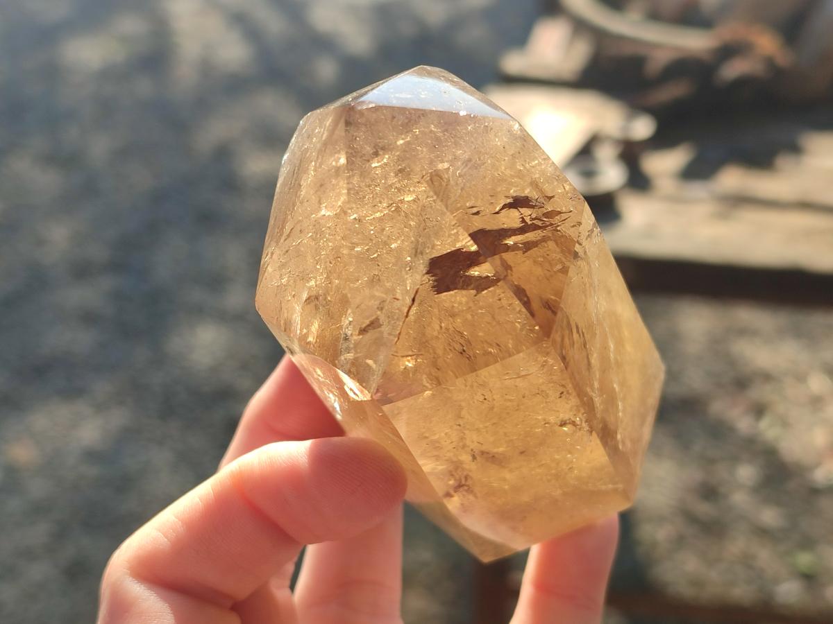Polished Smokey Quartz Display Crystals x 3 From Madagascar - Toprock Gemstones and Minerals 