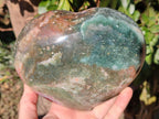 Polished XL Ocean Jasper Heart x 1 From Northwest Coast, Madagascar - Toprock Gemstones and Minerals 