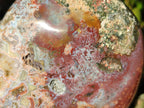 Polished XL Ocean Jasper Heart x 1 From Northwest Coast, Madagascar - Toprock Gemstones and Minerals 