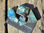 Polished Mini One Side Labradorite Display Pieces x 70 From Madagascar - Toprock Gemstones and Minerals 