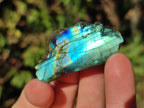 Polished Mini One Side Labradorite Display Pieces x 70 From Madagascar - Toprock Gemstones and Minerals 