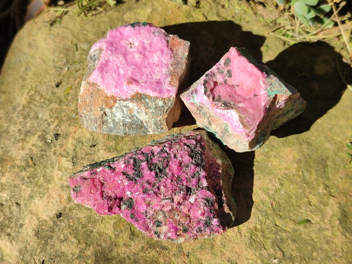 Natural Salrose Cobaltoan Dolomite Specimens x 35 From Kakanda, Congo - Toprock Gemstones and Minerals 