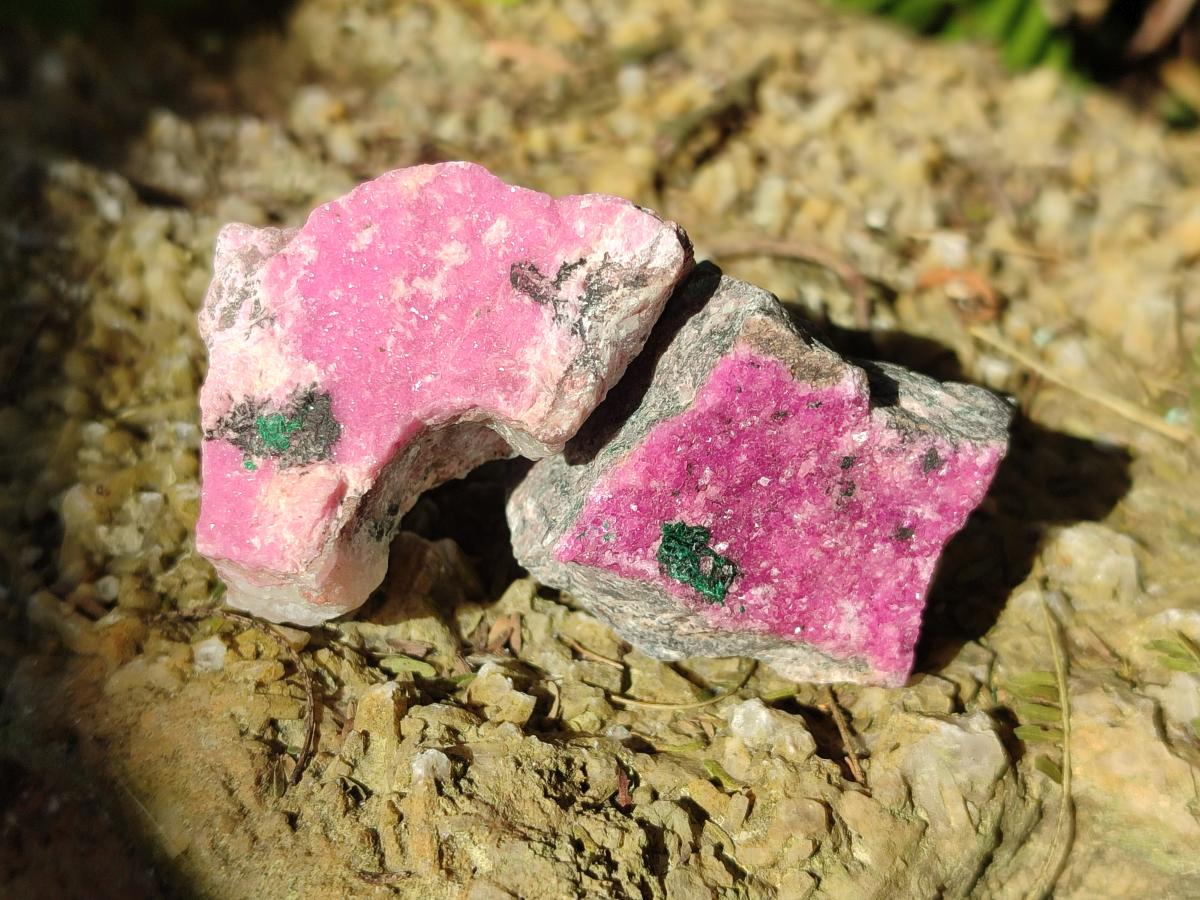 Natural Salrose Cobaltoan Dolomite Specimens x 35 From Kakanda, Congo - Toprock Gemstones and Minerals 