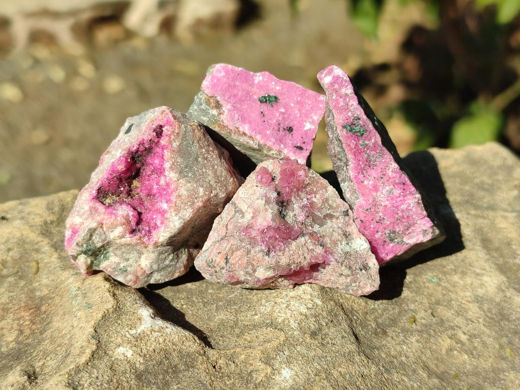 Natural Salrose Cobaltoan Dolomite Specimens x 35 From Kakanda, Congo - Toprock Gemstones and Minerals 