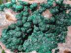 Natural Ball Malachite Specimen on White Quartz and Dolomite x 1 From Mindingi Mine, Kambove, Congo - Toprock Gemstones and Minerals 