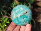 Polished Amazonite Spheres x 6 From Madagascar - Toprock Gemstones and Minerals 