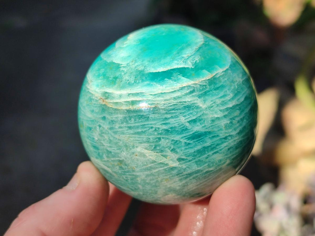 Polished Amazonite Spheres x 6 From Madagascar - Toprock Gemstones and Minerals 