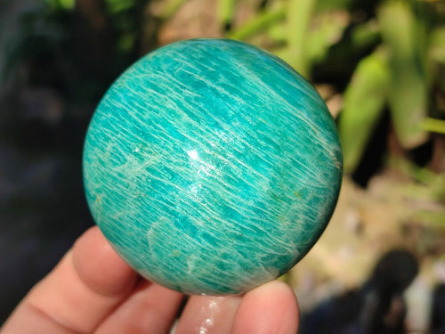 Polished Amazonite Spheres x 6 From Madagascar - Toprock Gemstones and Minerals 