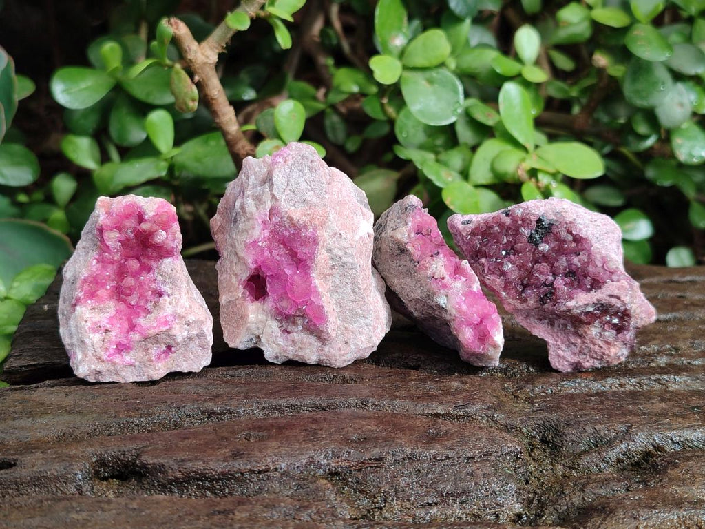 Natural Spherocobaltite Specimens x 12 From Musonoi Mine, Congo - Toprock Gemstones and Minerals 