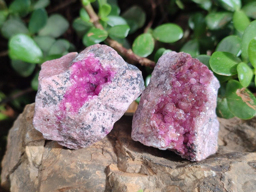 Natural Spherocobaltite Specimens x 12 From Musonoi Mine, Congo - Toprock Gemstones and Minerals 