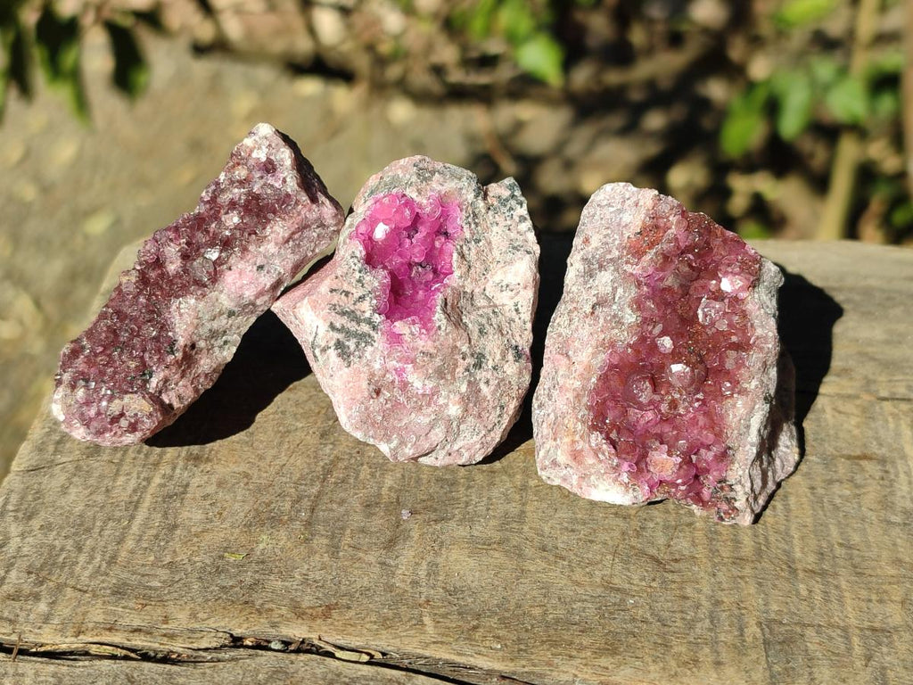 Natural Spherocobaltite Specimens x 12 From Musonoi Mine, Congo - Toprock Gemstones and Minerals 