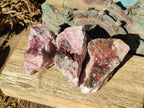 Natural Spherocobaltite Specimens x 12 From Musonoi Mine, Congo - Toprock Gemstones and Minerals 