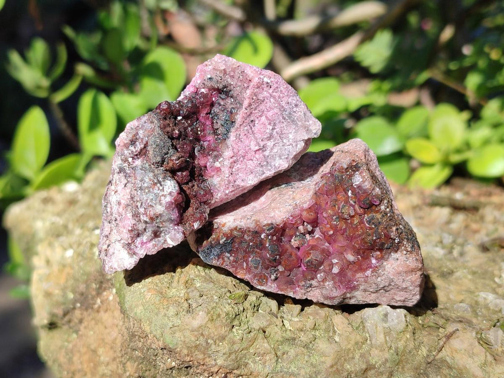 Natural Spherocobaltite Specimens x 12 From Musonoi Mine, Congo - Toprock Gemstones and Minerals 
