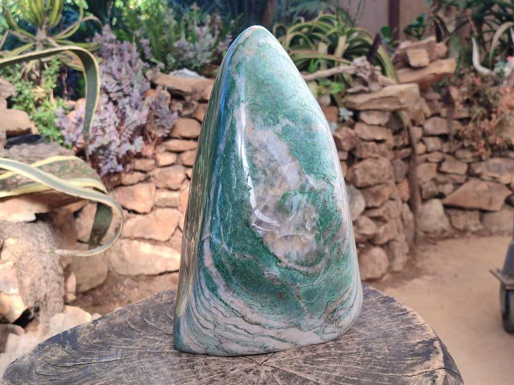 Polished XL Buddstone Standing Display Piece x 1 From Swaziland - Toprock Gemstones and Minerals 