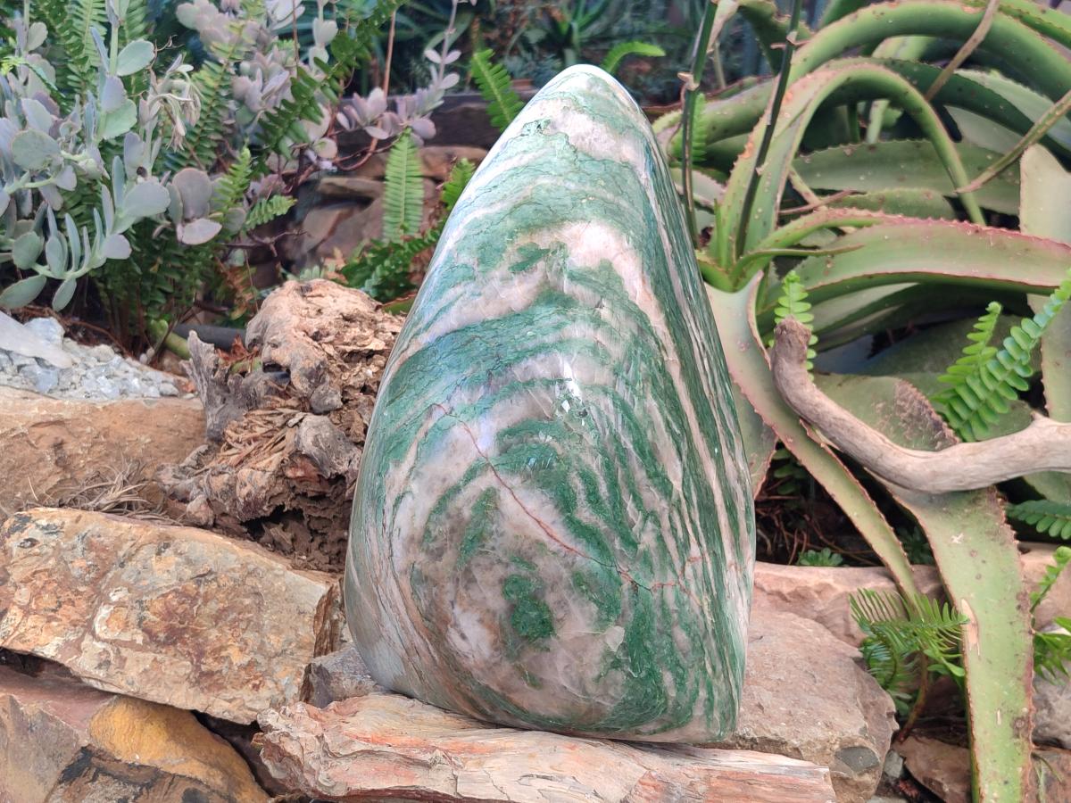 Polished XL Buddstone Standing Display Piece x 1 From Swaziland - Toprock Gemstones and Minerals 