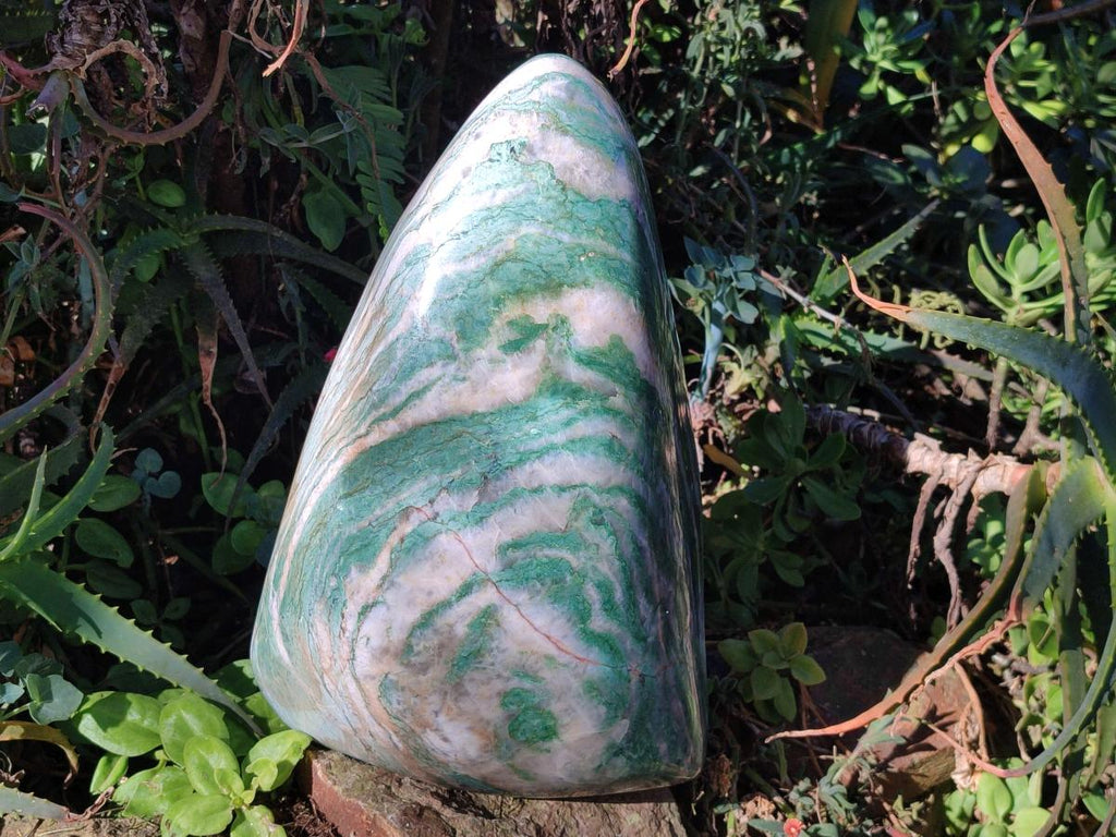 Polished XL Buddstone Standing Display Piece x 1 From Swaziland - Toprock Gemstones and Minerals 