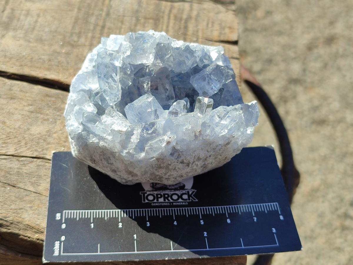 Natural Blue Celestite Specimens x 16 From Sakoany, Madagascar - Toprock Gemstones and Minerals 